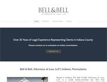 Tablet Screenshot of belllawpractice.com